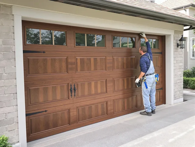 Custom garage door showcase by Murrieta Garage Door Repair in Murrieta