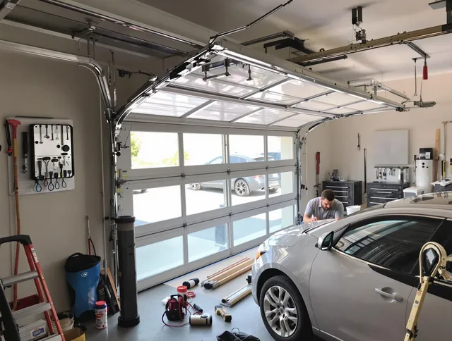 Garage door noise reduction service by Murrieta Garage Door Repair in Murrieta