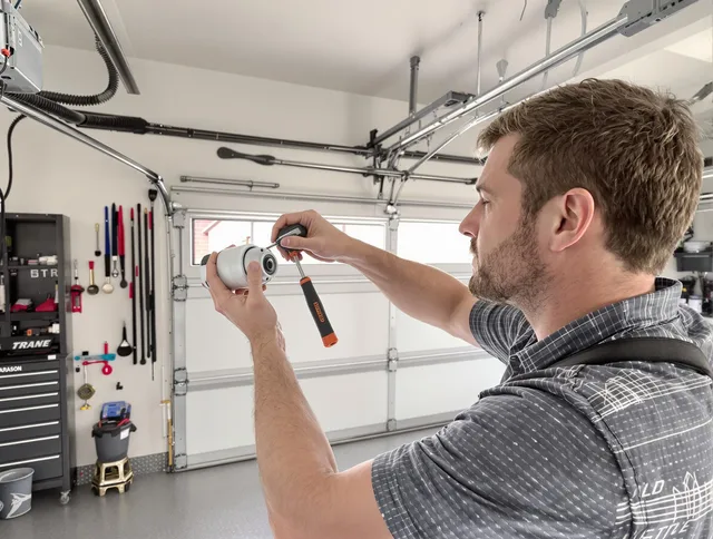 Garage door opener repair service by Murrieta Garage Door Repair in Murrieta