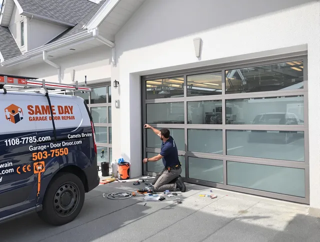 Same-day garage door repair service by Murrieta Garage Door Repair in Murrieta