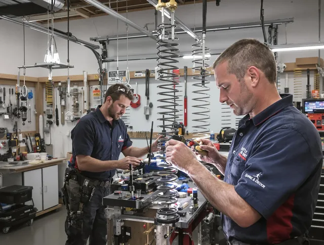Garage door spring repair service by Murrieta Garage Door Repair in Murrieta