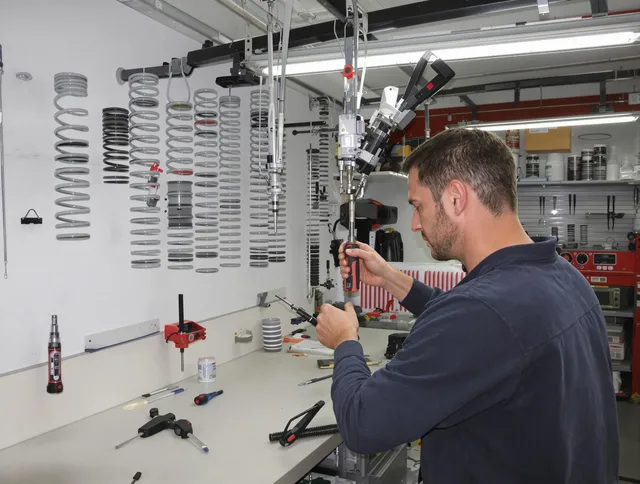 Murrieta Garage Door Repair safety certified technician performing precision spring replacement in Murrieta